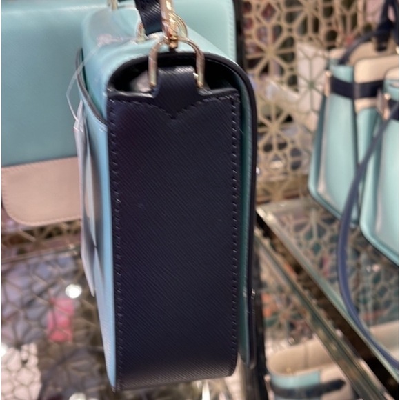 Kate spade Staci
Colorblock Square
Saffiano Crossbody Bag, Poolside Blue - Picture 6 of 10